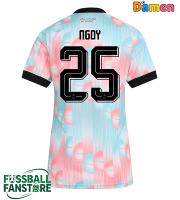 Belgien Nathan Ngoy #25 Replik Auswärtstrikot Damen WM 2026 Kurzarm